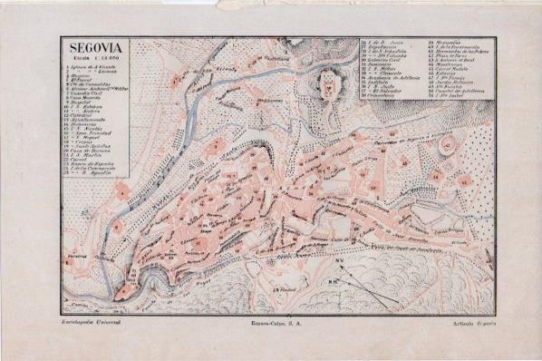 LAMINA V11654: Plano de Segovia
