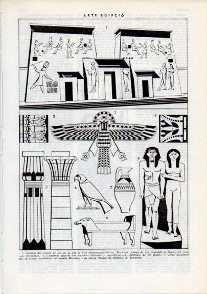 LAMINA V12361: Arte de Egipto