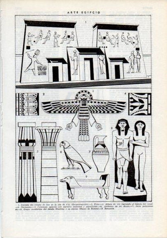 LAMINA V12361: Arte de Egipto