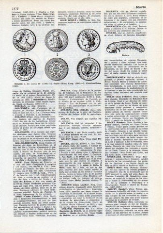 LAMINA V12349: Dolares de Carlos IV,  Hong Kong 1866 y de Estados Unidos