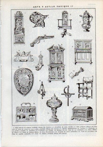 LAMINA V12376: Arte y estilo Enrique II