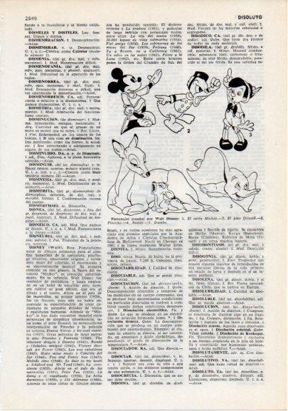 LAMINA V12348: Personajes creados por Walt Disney