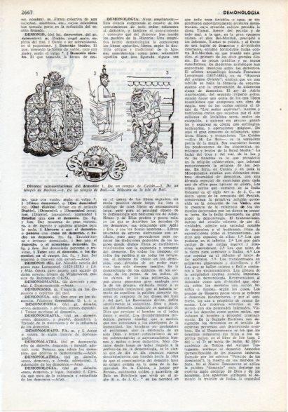 LAMINA V12312: Diversas representaciones del demonio