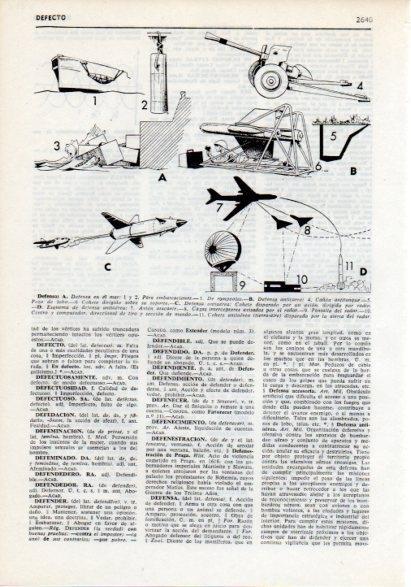 LAMINA V12310: Armas militares