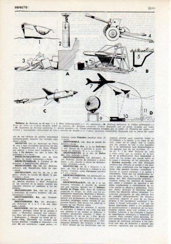 LAMINA V12310: Armas militares