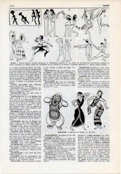 LAMINA V12308: Tipos de danzas y danzarines