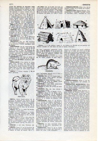 LAMINA V12303: Tipos de chozas y chozchorito