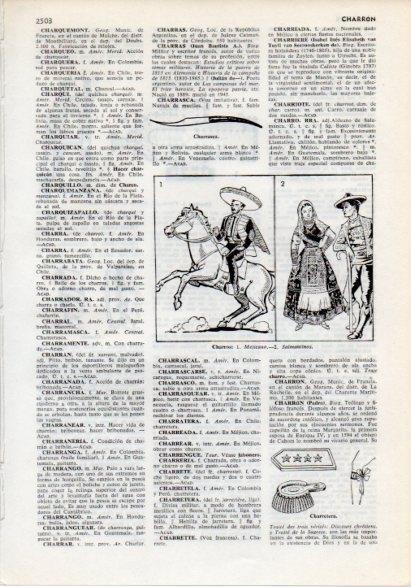 LAMINA V12295: Charros mejicano y salmantino y charretera
