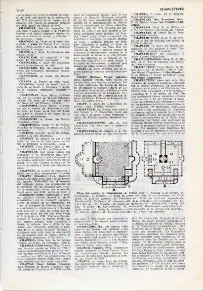 LAMINA V12294: Plano del castillo de Chapultepec, Mejico