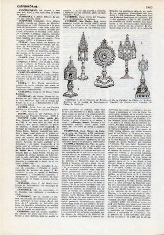 LAMINA V12290: Custodias de Catedrales