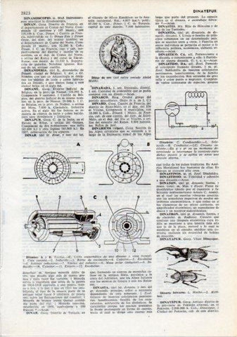 LAMINA V12339: Partes de una dinamo y dinatron
