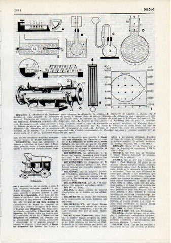LAMINA V12335: Dilatacion y diligencia