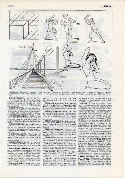 LAMINA V12332: Perspectiva del dibujo