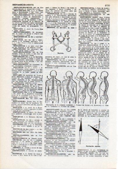 LAMINA V12324: Desviacion de la columna vertebral y desveno