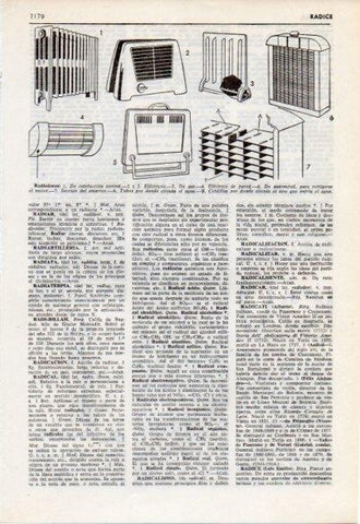LAMINA V12489: Tipos de radioadores