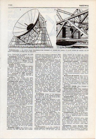 LAMINA V12494: Radiotelescopio