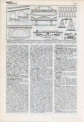 LAMINA V12518: Entrada de puentes