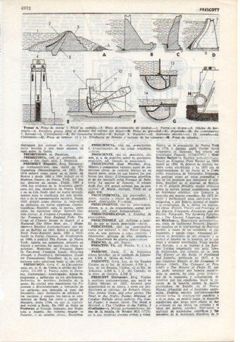 LAMINA V12466: Modelos de presas