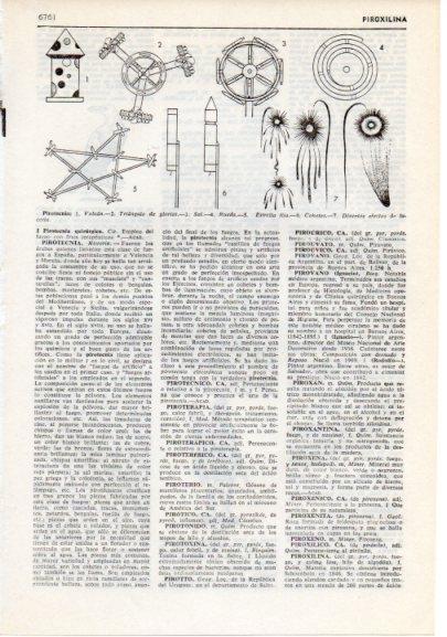LAMINA V12430: Tipos de pirotecnia