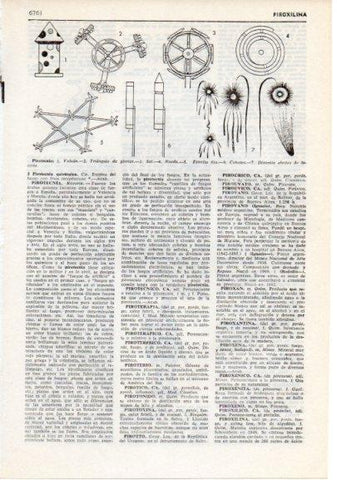 LAMINA V12430: Tipos de pirotecnia
