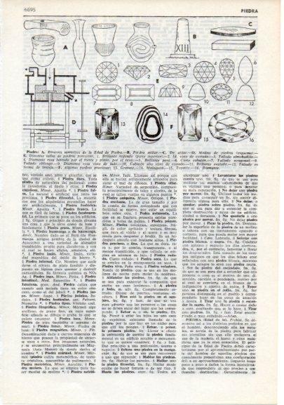 LAMINA V12416: Piedras y tallado de diamantes