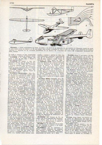 LAMINA V12437: Modelos de planeador