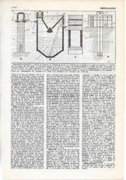 LAMINA V12461: Tipos de pozos