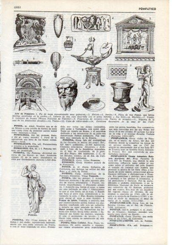 LAMINA V12455: Arte de Pompeya