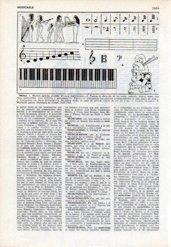 LAMINA V12130: Musica