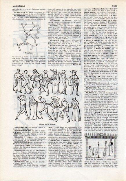 LAMINA V12121: Danza de la muerte y Libro de los muertos