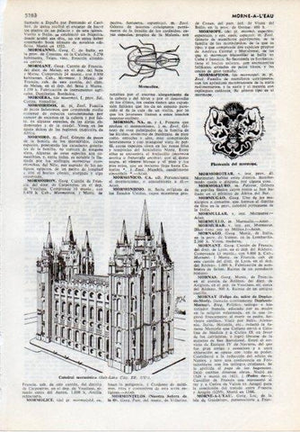 LAMINA V12111: Catedral mormonica en Salt Lake City