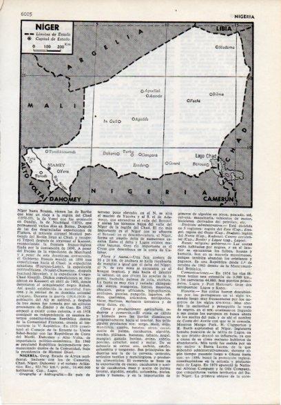 LAMINA V12153: Mapa de Niger