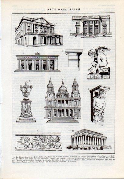 LAMINA V12143: Arte Neoclasico