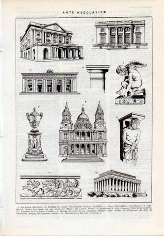 LAMINA V12143: Arte Neoclasico