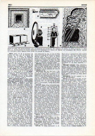 LAMINA V12075: Galeria de una mina