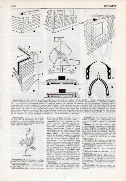 LAMINA V12238: Construccion de madera, ladrilloy  hormigon