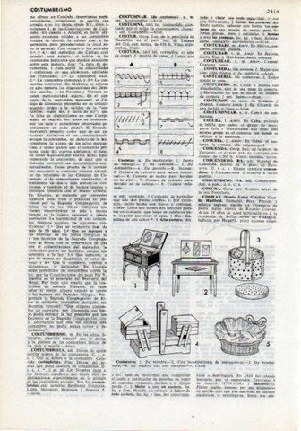 LAMINA V12258: Tipos de costureros y costuras