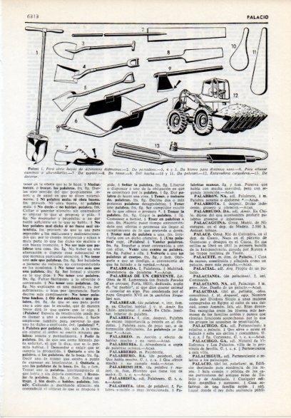 LAMINA V12194: Tipos de pala
