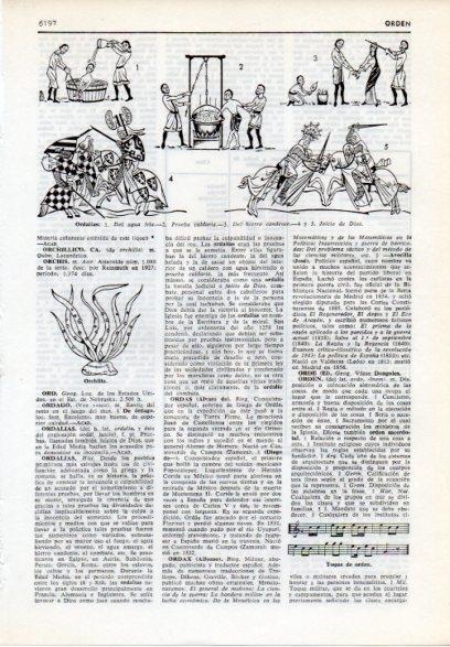 LAMINA V12182: Ordalias y toque de orden