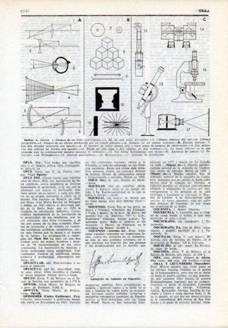 LAMINA V12181: Optica