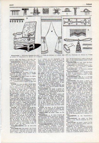 LAMINA V12213: Pasamaneria