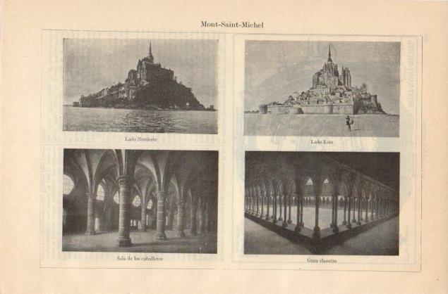 LAMINA V12882: Vistas de Mont-Saint-Michel