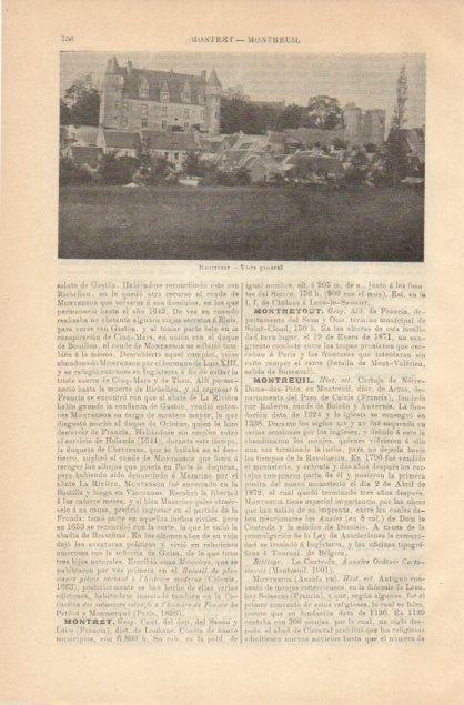 LAMINA V12878: Vista general de Montresor