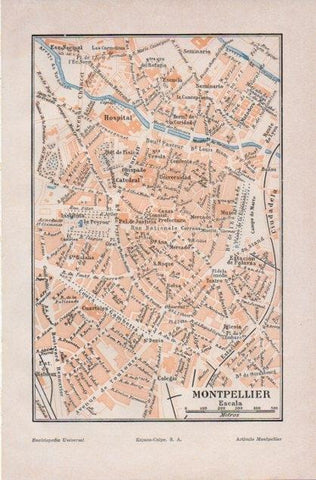 LAMINA V12872: Plano de Montpellier