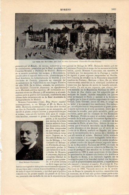 LAMINA V12925: La venta del Sevillano, por J. Moreno Carbonero