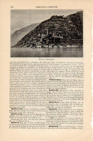 LAMINA V12915: Vista general de Morcote, Suiza