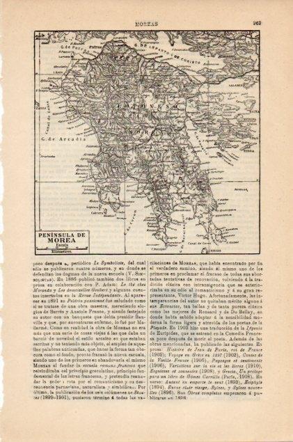 LAMINA V12917: Mapa de la Peninsula de Morea