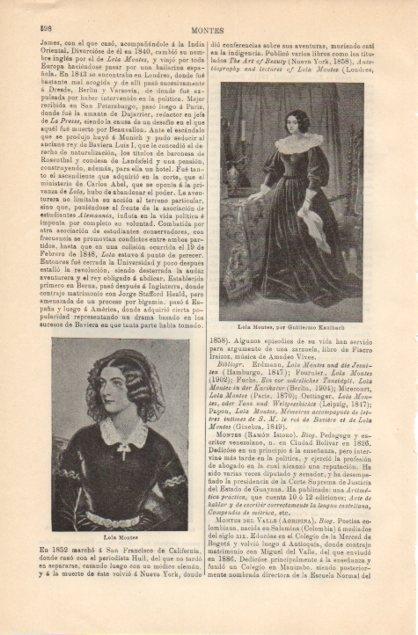 LAMINA V12829: Lola Montes