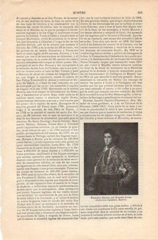 LAMINA V12828: Francisco Montes, por Eugenio Lucas