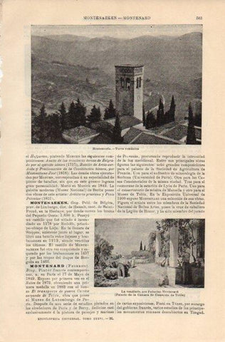 LAMINA V12817: Torre romanica de Montemurlo